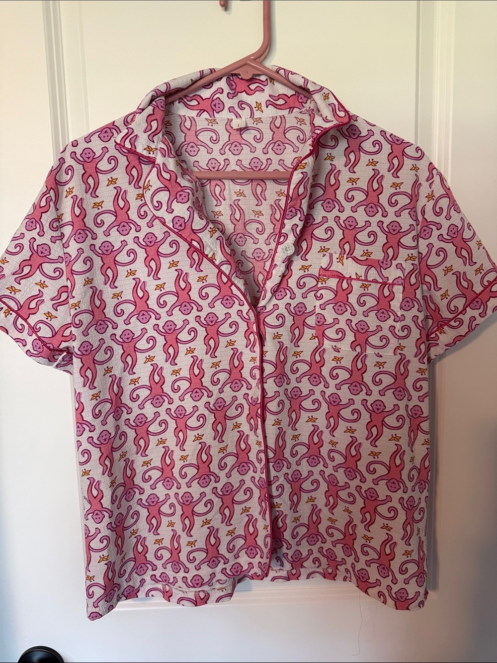 Roller Rabbit Short Sleeve Button-Up Top